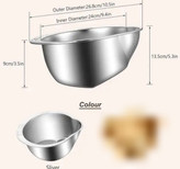 ابعاد ابکش برنج استیل